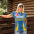 Custom Aruba Football Women Polo Shirt 2025 Go Champions Flag Color