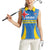 Custom Aruba Football Women Sleeveless Polo Shirt 2025 Go Champions Flag Color