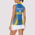 Custom Aruba Football Women Sleeveless Polo Shirt 2025 Go Champions Flag Color