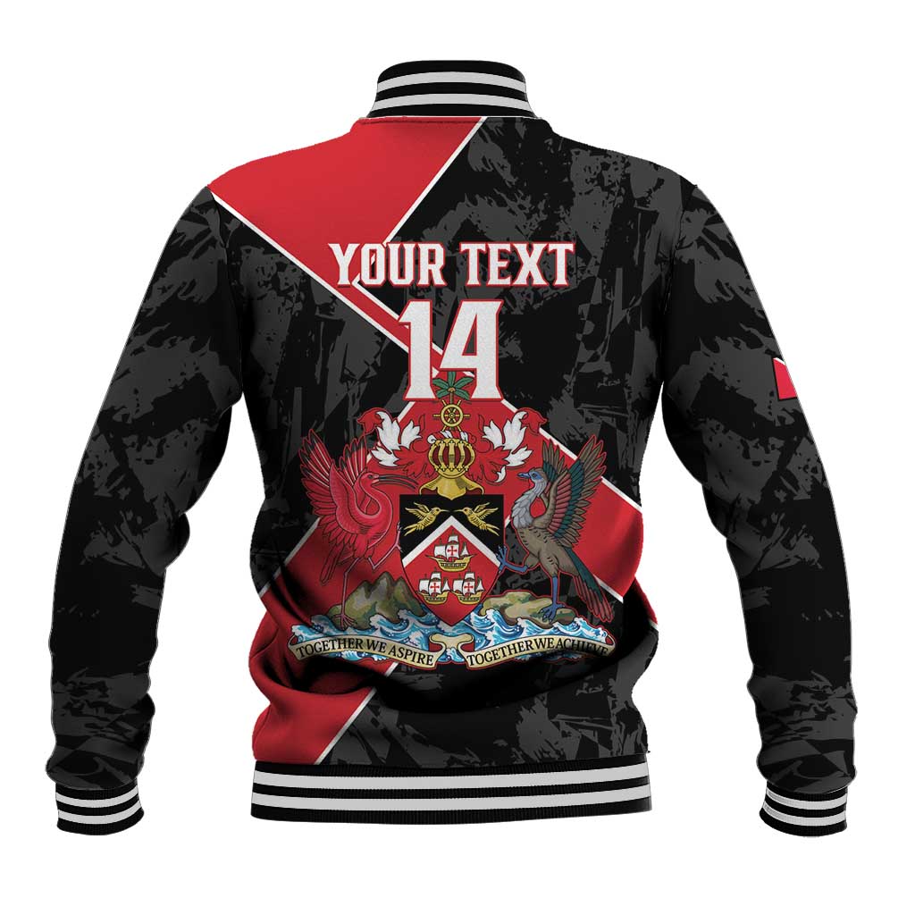 Custom Trinidad and Tobago Football Baseball Jacket 2025 Go Soca Warriors