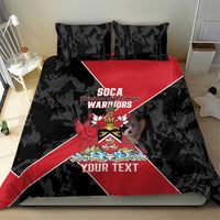 Custom Trinidad and Tobago Football Bedding Set 2025 Go Soca Warriors