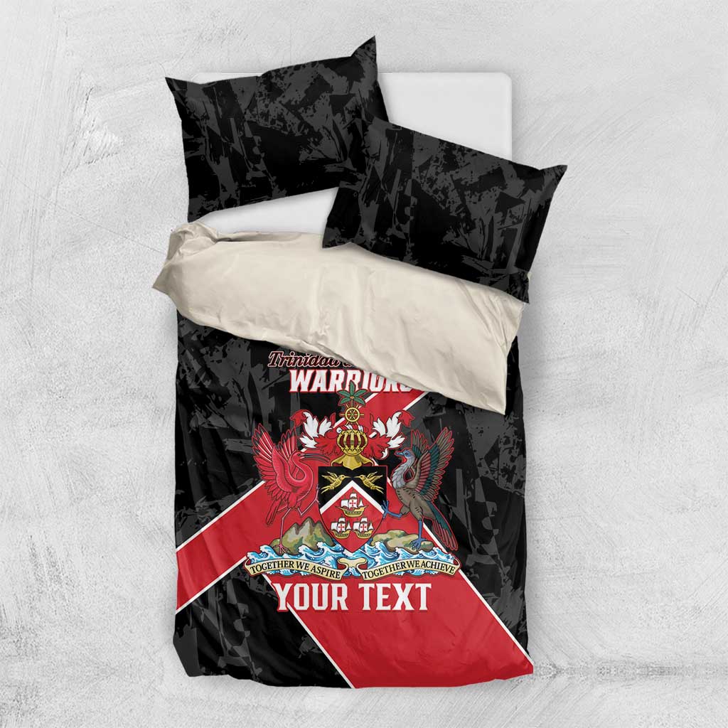Custom Trinidad and Tobago Football Bedding Set 2025 Go Soca Warriors