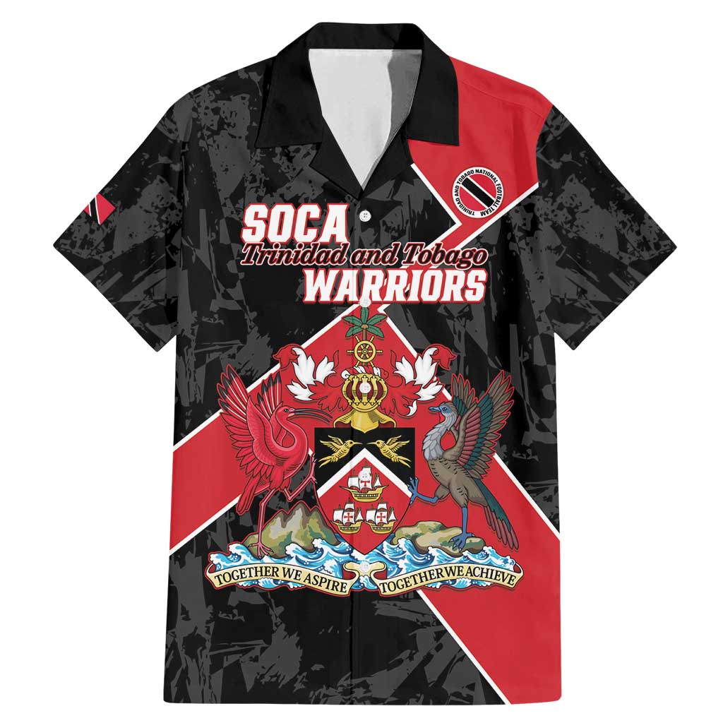 Custom Trinidad and Tobago Football Family Matching Mermaid Dress and Hawaiian Shirt 2025 Go Soca Warriors