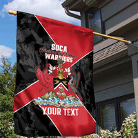 Custom Trinidad and Tobago Football Garden Flag 2025 Go Soca Warriors