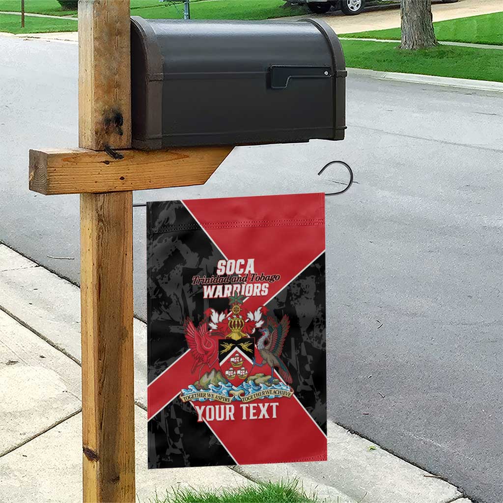 Custom Trinidad and Tobago Football Garden Flag 2025 Go Soca Warriors