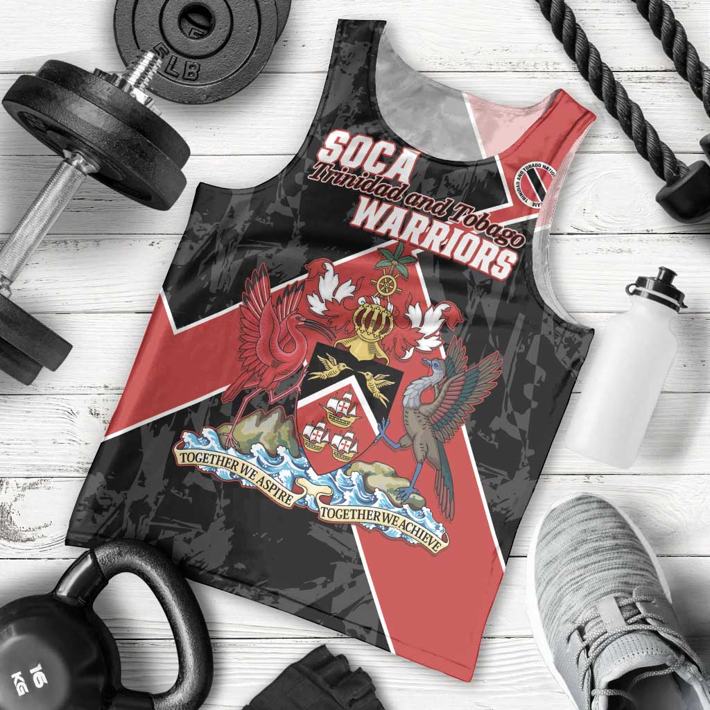 Custom Trinidad and Tobago Football Men Tank Top 2025 Go Soca Warriors