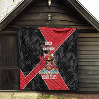 Custom Trinidad and Tobago Football Quilt 2025 Go Soca Warriors