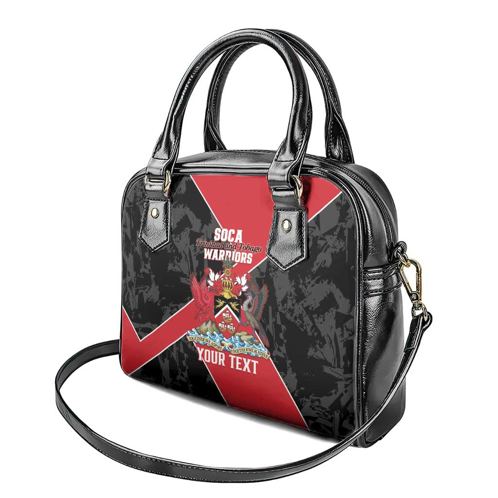 Custom Trinidad and Tobago Football Shoulder Handbag 2025 Go Soca Warriors