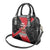 Custom Trinidad and Tobago Football Shoulder Handbag 2025 Go Soca Warriors