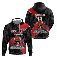 Custom Trinidad and Tobago Football Zip Hoodie 2025 Go Soca Warriors