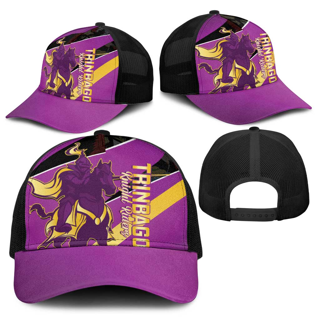 Trinidad and Tobago Cricket Baseball Net Cap Come On Trinbago Knight Riders Purple - Wonder Print Shop