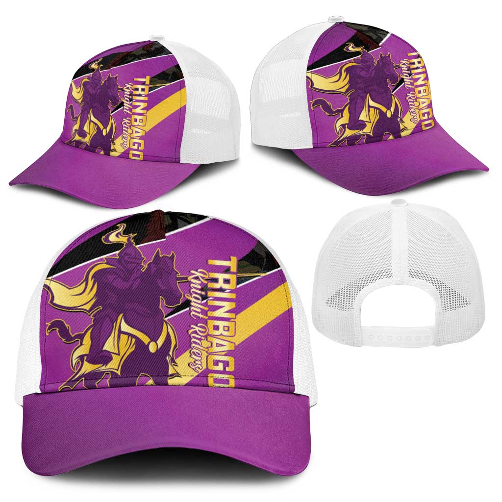 Trinidad and Tobago Cricket Baseball Net Cap Come On Trinbago Knight Riders Purple - Wonder Print Shop