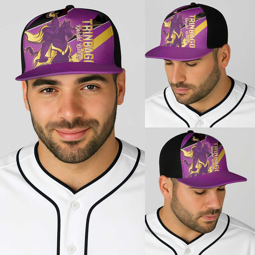 Trinidad and Tobago Cricket Baseball Net Cap Come On Trinbago Knight Riders Purple - Wonder Print Shop