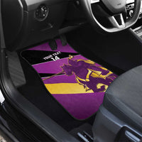Custom Trinidad and Tobago Cricket Car Mats Come On Knight Riders Purple Version