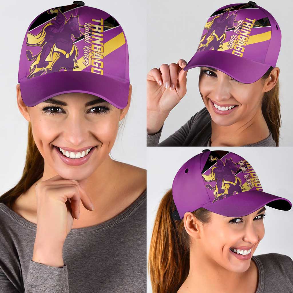 Trinidad and Tobago Cricket Classic Cap Come On Trinbago Knight Riders Purple - Wonder Print Shop
