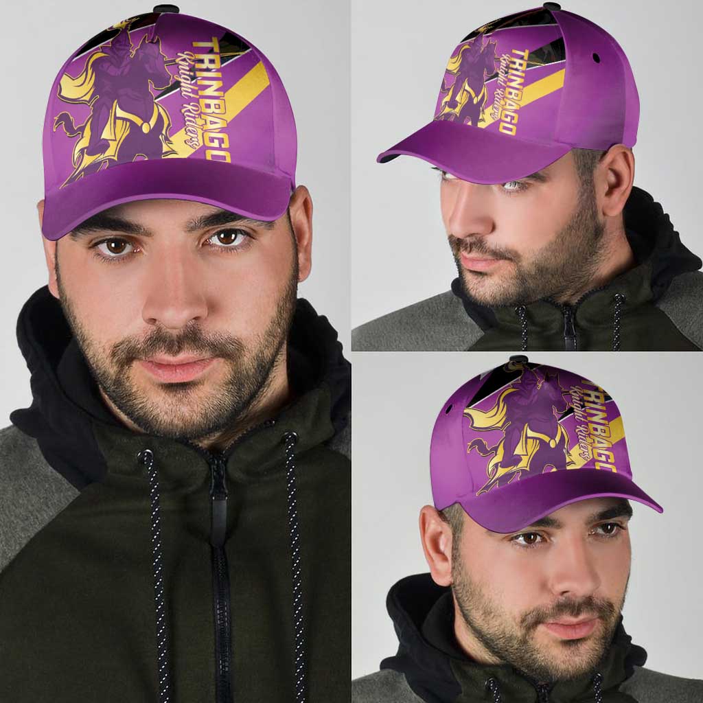 Trinidad and Tobago Cricket Classic Cap Come On Trinbago Knight Riders Purple - Wonder Print Shop