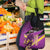 Custom Trinidad and Tobago Cricket Grocery Bag Come On Knight Riders Purple Version