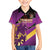 Custom Trinidad and Tobago Cricket Hawaiian Shirt Come On Knight Riders Purple Version