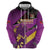 Custom Trinidad and Tobago Cricket Hoodie Come On Knight Riders Purple Version