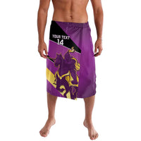 Custom Trinidad and Tobago Cricket Lavalava Come On Knight Riders Purple Version