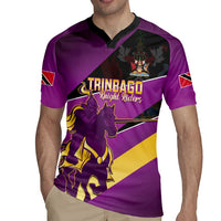 Custom Trinidad and Tobago Cricket Rugby Jersey Come On Knight Riders Purple Version