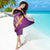 Custom Trinidad and Tobago Cricket Sarong Come On Knight Riders Purple Version