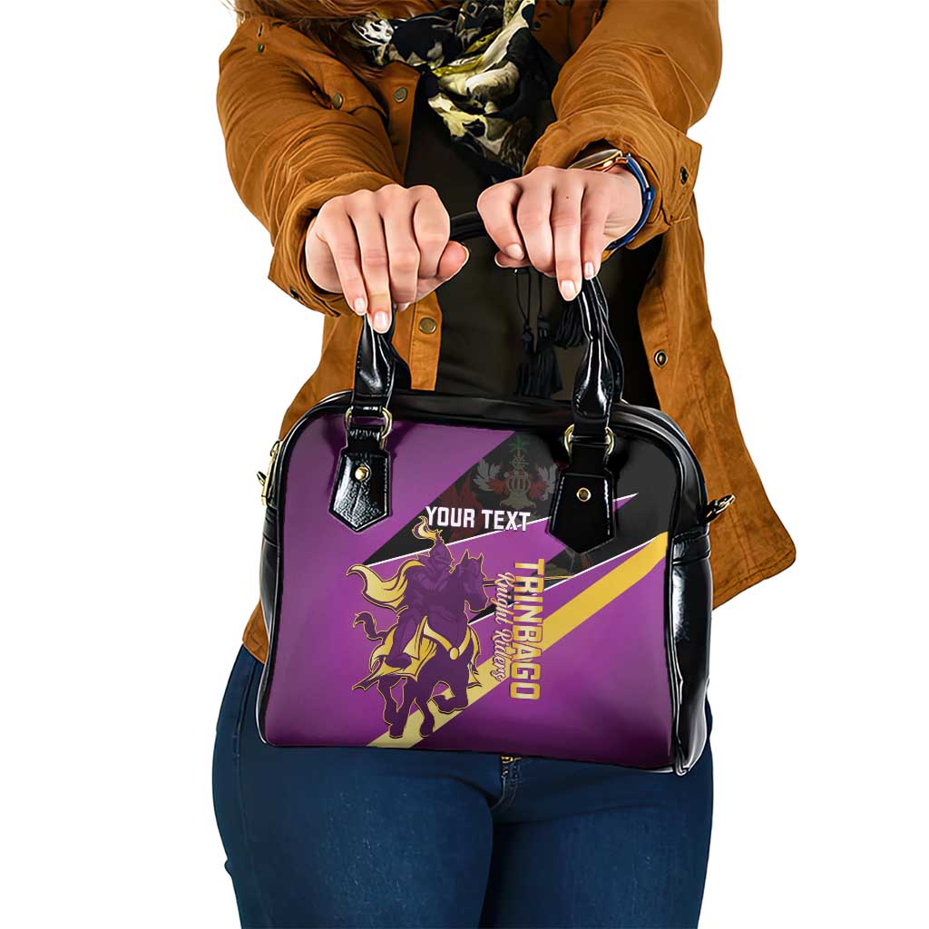 Custom Trinidad and Tobago Cricket Shoulder Handbag Come On Knight Riders Purple Version