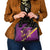 Custom Trinidad and Tobago Cricket Shoulder Handbag Come On Knight Riders Purple Version