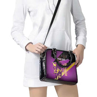 Custom Trinidad and Tobago Cricket Shoulder Handbag Come On Knight Riders Purple Version