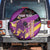 Custom Trinidad and Tobago Cricket Spare Tire Cover Come On Knight Riders Purple Version