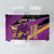 Custom Trinidad and Tobago Cricket Tablecloth Come On Knight Riders Purple Version