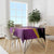 Custom Trinidad and Tobago Cricket Tablecloth Come On Knight Riders Purple Version