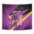 Custom Trinidad and Tobago Cricket Tapestry Come On Knight Riders Purple Version