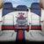 Custom United States Lacrosse Back Car Seat Cover Go Champions White Version