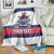 Custom United States Lacrosse Blanket Go Champions White Version