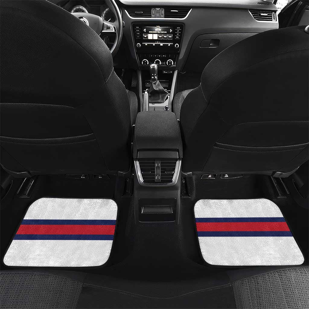 Custom United States Lacrosse Car Mats Go Champions White Version