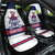 Custom United States Lacrosse Car Seat Cover Go Champions White Version