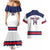Custom United States Lacrosse Couples Matching Mermaid Dress and Hawaiian Shirt Go Champions White Version