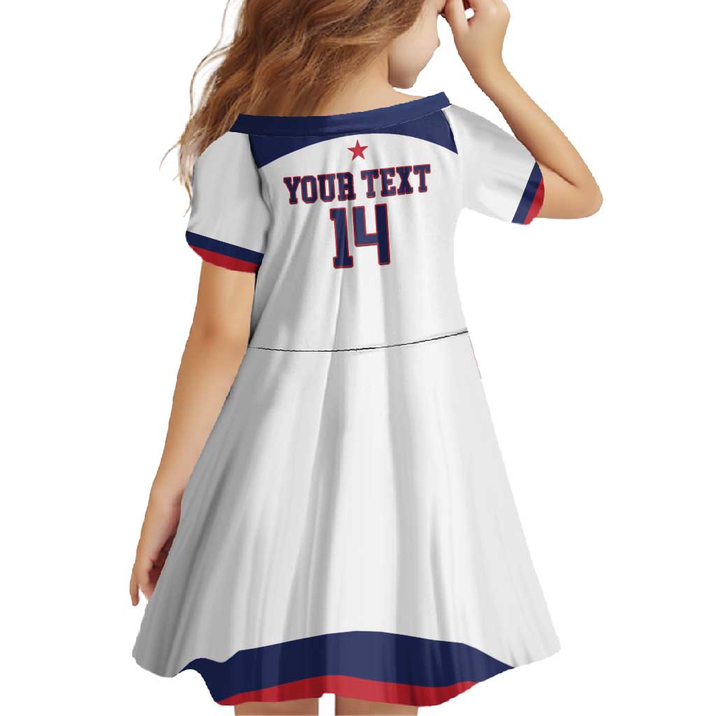 Custom United States Lacrosse Family Matching Off Shoulder Maxi Dress and Hawaiian Shirt Go Champions White Version