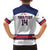 Custom United States Lacrosse Family Matching Off Shoulder Short Dress and Hawaiian Shirt Go Champions White Version