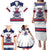 Custom United States Lacrosse Family Matching Puletasi and Hawaiian Shirt Go Champions White Version