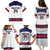 Custom United States Lacrosse Family Matching Puletasi and Hawaiian Shirt Go Champions White Version