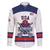 Custom United States Lacrosse Family Matching Puletasi and Hawaiian Shirt Go Champions White Version