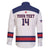 Custom United States Lacrosse Family Matching Short Sleeve Bodycon Dress and Hawaiian Shirt Go Champions White Version