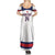 Custom United States Lacrosse Family Matching Summer Maxi Dress and Hawaiian Shirt Go Champions White Version