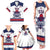 Custom United States Lacrosse Family Matching Tank Maxi Dress and Hawaiian Shirt Go Champions White Version