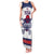 Custom United States Lacrosse Family Matching Tank Maxi Dress and Hawaiian Shirt Go Champions White Version