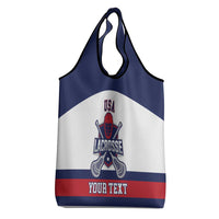 Custom United States Lacrosse Grocery Bag Go Champions White Version