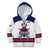 Custom United States Lacrosse Kid Hoodie Go Champions White Version