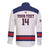 Custom United States Lacrosse Long Sleeve Button Shirt Go Champions White Version
